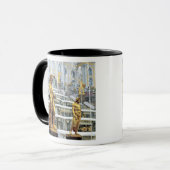Mug Russie, Saint-Pétersbourg, Peterhof, Samson et (Devant gauche)
