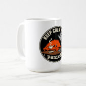 Mug Rust Ferris Crab mascotte de programmation (Devant gauche)