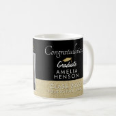 Mug Rustic Black Graduate 2 photo Graduate (Devant droit)