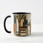 Mug Rustic Botanical - Personalized Earthy Abstract (Gauche)
