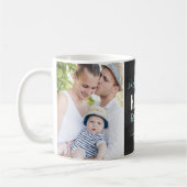 Mug Rustic Chalkboard Deux Photo Blue Fête des pères M (Gauche)