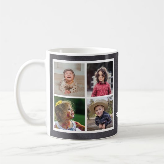 Mug Rustic Chalkboard Vous Aimez Abuelo 8 Photo  (Gauche)