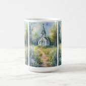 Mug Rustic Church Path in Wildflower Meadow (Centre)