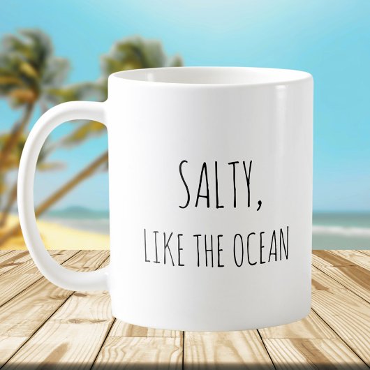Mug Rustic Cute Beach Ocean Pun plaisanteries Drôle Ci