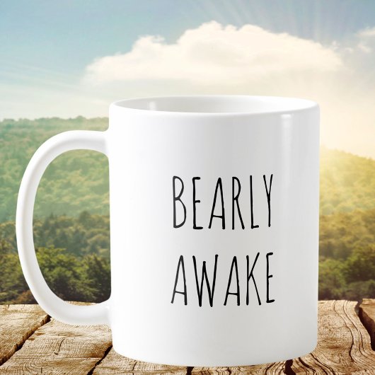 Mug Rustic Cute Bear Animal Pun plaisanteries Drôle Ci