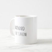 Mug Rustic Cute Hawk Animal Pun plaisanteries Citation (Devant gauche)