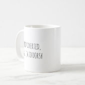 Mug Rustic Cute Introduire Extérieur Drôle Citation (Devant gauche)