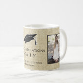 Mug Rustic Graduate Félicitations Photo Graduation (Devant droit)