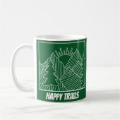 Mug Rustic Happy Trails Montagnes (Gauche)