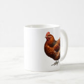 Mug Rustic Hen - Le coeur de la ferme (Devant droit)