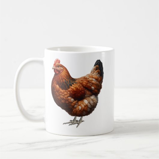 Mug Rustic Hen - Le coeur de la ferme (Gauche)
