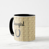 Mug Rustic Horseshoe Lucky Cowgirl (Devant gauche)