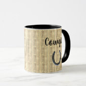 Mug Rustic Horseshoe Lucky Cowgirl (Devant droit)