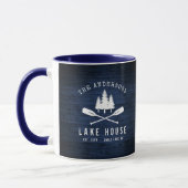 Mug Rustic Lake House Boat (Gauche)