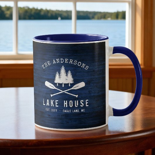 Mug Rustic Lake House Boat