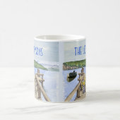 Mug Rustic Lake House Famille à thème (Centre)