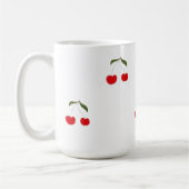 Mug Rustic Modern Cherry Patterns Water Bottle (Gauche)