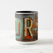 Mug Rustic Plate Nurse (Centre)