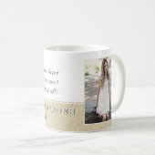 Mug Rustic Script Félicitations Graduation Photo (Devant droit)