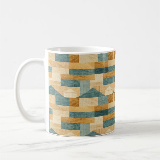 Mug Rustique/Cabane/Chalet/Montagne (Gauche)