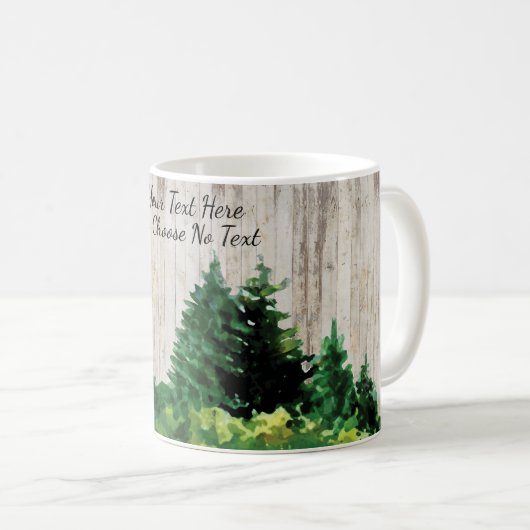 Mug Rustique Camping Aventure hors Grille Forêt extéri (Devant droit)
