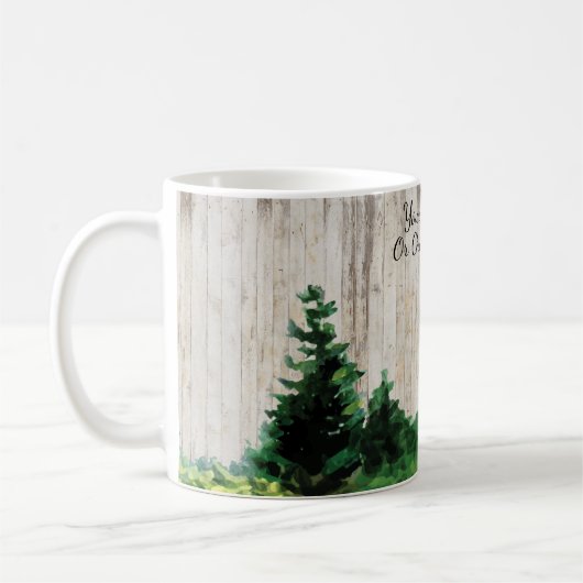 Mug Rustique Camping Aventure hors Grille Forêt extéri (Gauche)