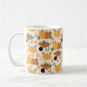 Mug Rustique Citrouille d'automne et charme de jardin (Gauche)