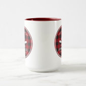 Mug Rustique Country Lake House Tree Red Buffalo Plaid (Centre)
