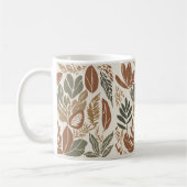 Mug Rustique Fleur sauvage en terre cuite Boho Printem (Gauche)