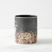 Mug Rustique Floral Aquarelle Poulet Mama (Centre)