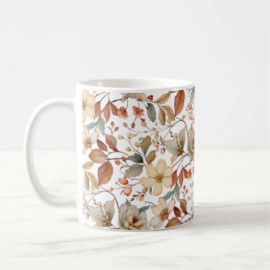 Mug Rustique Floral d'automne (Gauche)