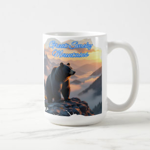 Mug Rustique Great Smotains Montagnes Ours Noir