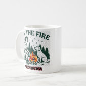 Mug Rustique par l'Amitié du Feu de Camp (Devant gauche)