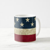 Mug Rustique Patriotique Drapeau Américain (Devant droit)