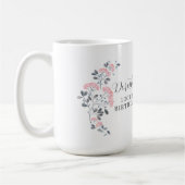 Mug Rustique rose Fleur sauvage Floral 100e anniversai (Gauche)