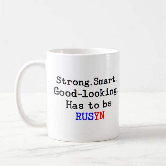 Mug rusyn strong (Gauche)
