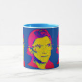Mug Ruth Bader Ginsburg 1983, Pop Art Portrait (Centre)