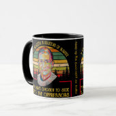 Mug Ruth Bader Ginsburg Continuez Le Bon Combat - RBG (Devant gauche)