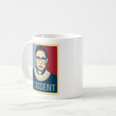 Mug Ruth Bader Ginsburg I dissidence Pop-Art (Devant gauche)