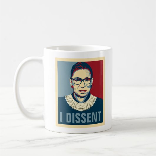 Mug Ruth Bader Ginsburg I dissidence Pop-Art (Gauche)