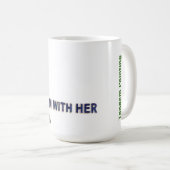Mug Ruth Bader Ginsburg : "Je suis avec elle" (Devant droit)