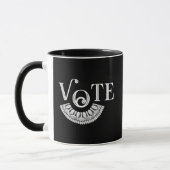 Mug Ruth Bader Ginsburg Lace Coller Vote (Gauche)