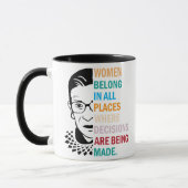 Mug Ruth Bader Ginsburg Mug, RBG Mug, RBG Custom RBG (Gauche)
