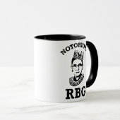 Mug Ruth Bader Ginsburg Mug, RBG Womens, Notorious Rbg (Devant droit)