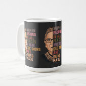 Mug Ruth Bader Ginsburg RBG (Devant gauche)