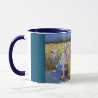 Mug Ruth, Boaz et la récolte d'orge