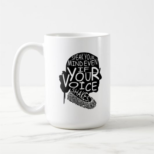 Mug Ruth Parle Ton Esprit Même Si Ta Voix Tire (Gauche)