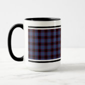 Mug Rutherford Clan Scottish Tartan (Gauche)