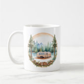 Mug RV Camping dans les Bois, RV camper (Gauche)