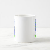 Mug RWAR ? (Bleu) dragon mignon de bébé hurlant (Centre)